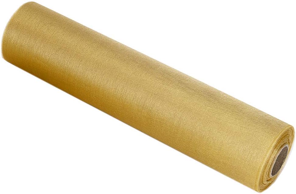 WedDecor 25m x 29cm Snow Sheer Organza Rolls Glitter Fabric for Table Runner Sashes Wedding Decoration Chair Cover Bows - Image 4