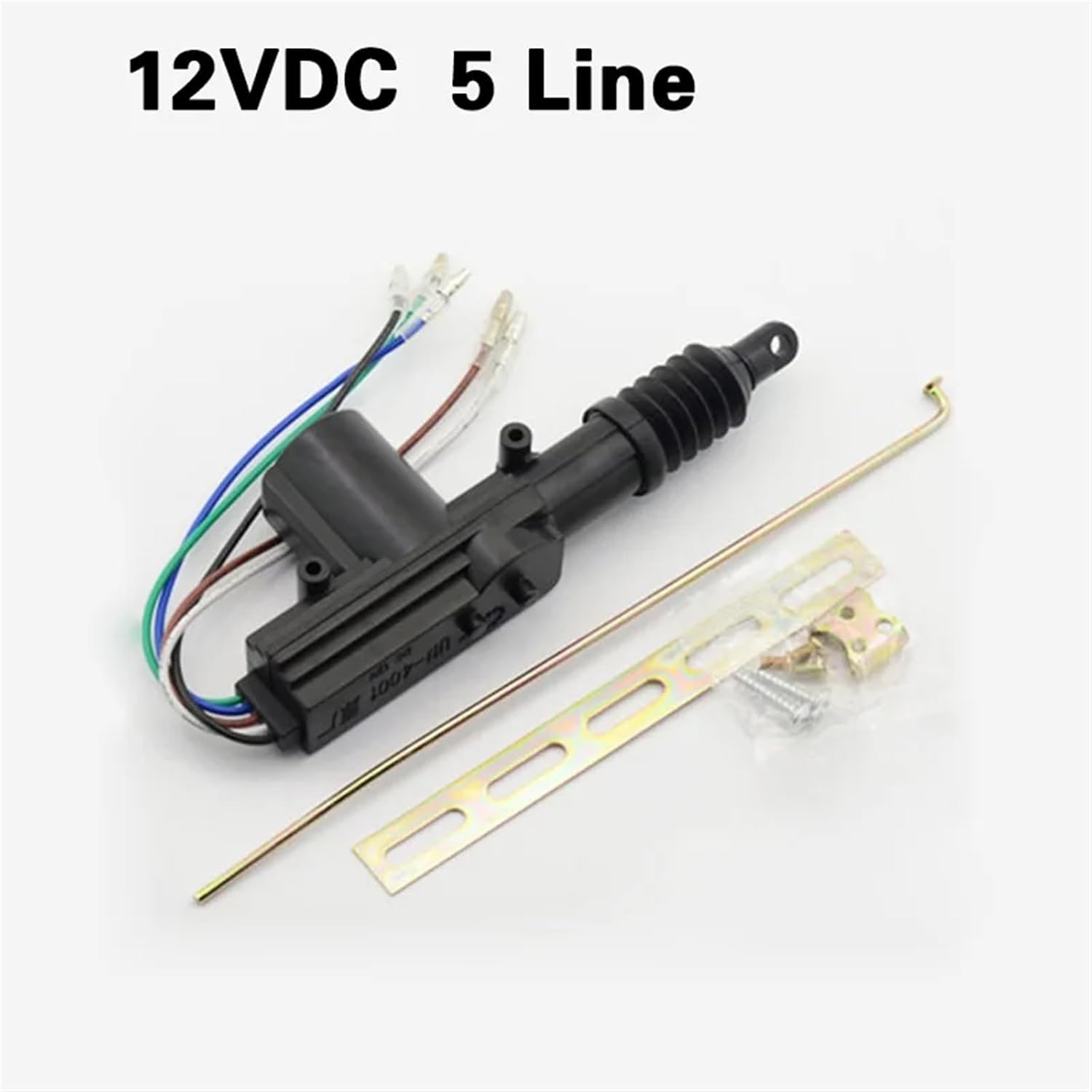 Universal 4001 car Central Locking System Motor dc 12V 24V Engine for car Door Lock Motor+mounting Bracket(5 line,24V)