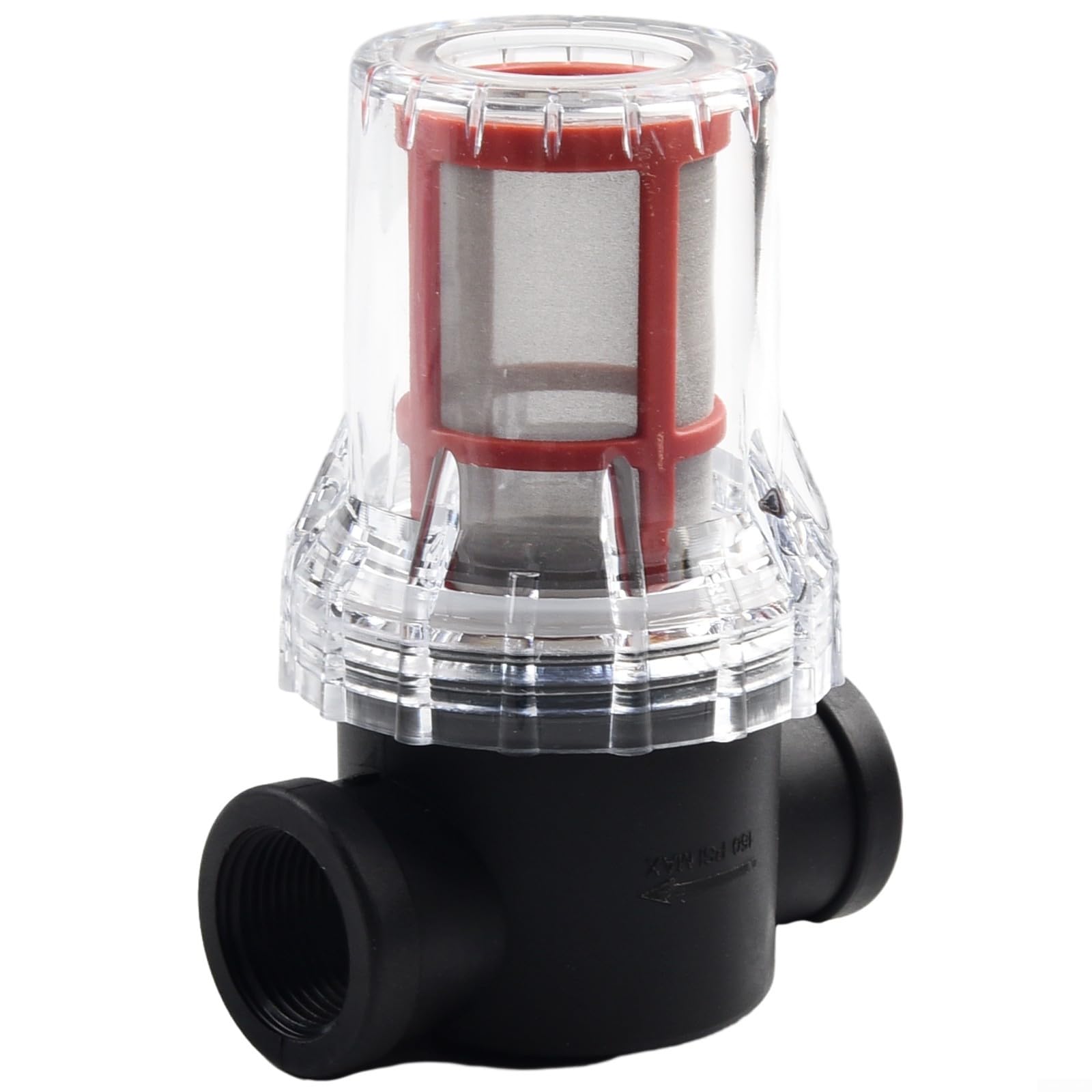 Filtro A Rete In Linea Per Laghetto Da Giardino – Prefiltro Ad Alto Flusso Con Cartuccia Lavabile, Diametri Attacco 2, 3 E 4 Cm