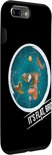 Vista 21 de iPhone 12/12 Pro It's Flat Bro Funda Flat Earth