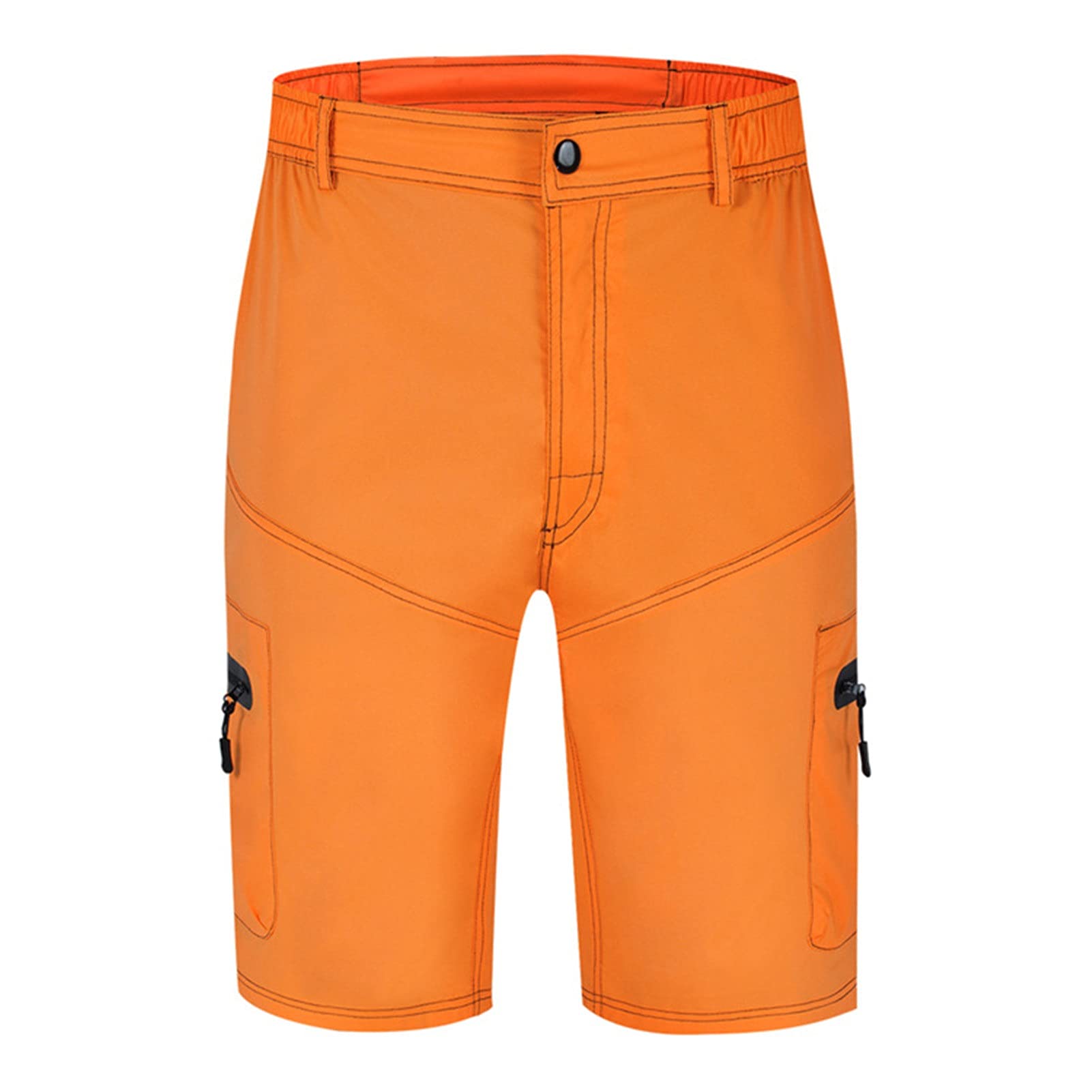 Szorty rowerowe Spodenki MTB dla mężczyzn Baggy Shorts Spodenki rowerowe Szybkoschnące spodenki do rowerów górskich do biegania na świeżym powietrzu Trening na siłowni z kieszeniami na zamek błyskawiczny (kolor: B, rozmiar: D (XL))