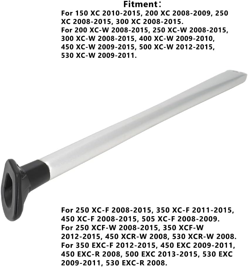 JFG RACING Dirt Bike Kickstand Side Stand Forging Aluminum With Springs For XC XCW XCF EXC EXCF 150 200 250 300 350 400 450 500 505 530 2008-2015 Silver