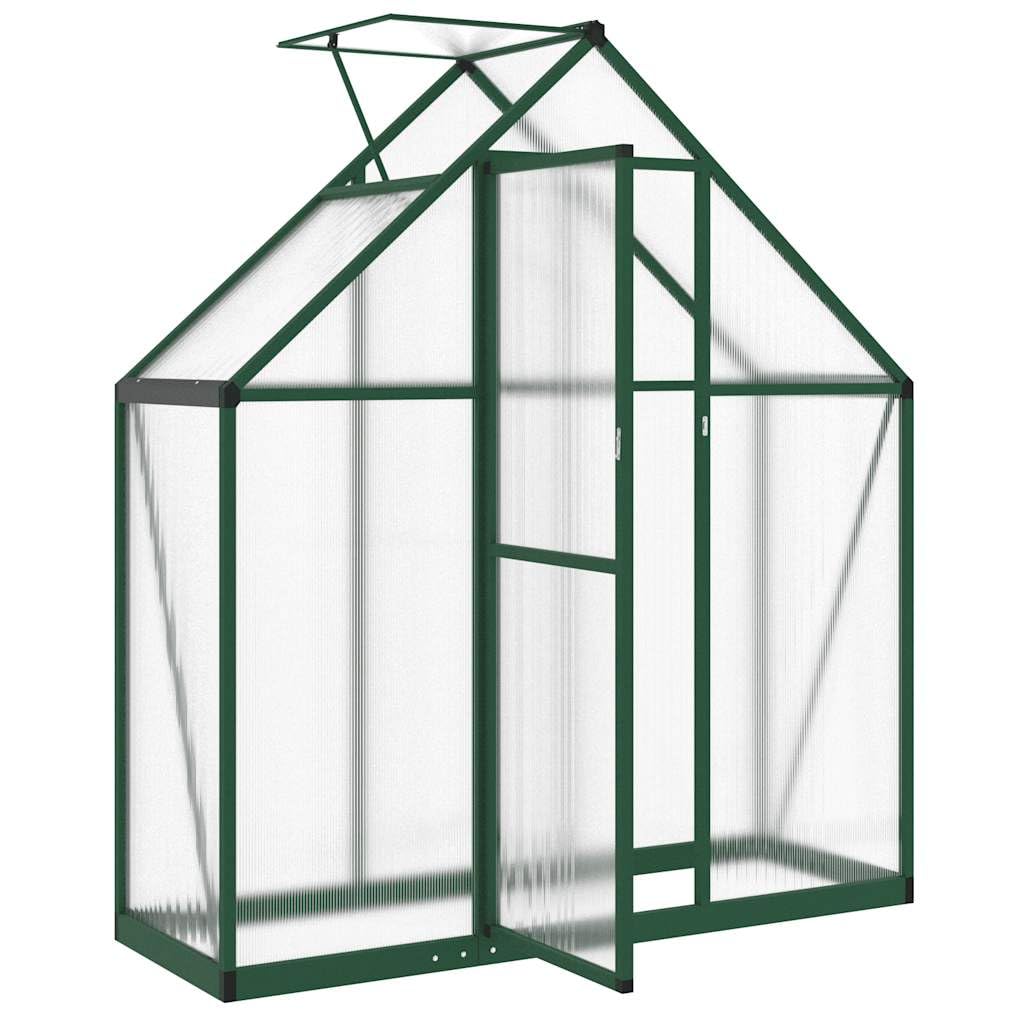 Szklarnia z ramą fundamentową z aluminium i poliwęglanu, 169 x 58 x 195 cm, szklarnia do domku na pomidory, szklarnia do uprawy pomidorów, do wczesnej inspektu, balkonu, tarasu i ogrodu
