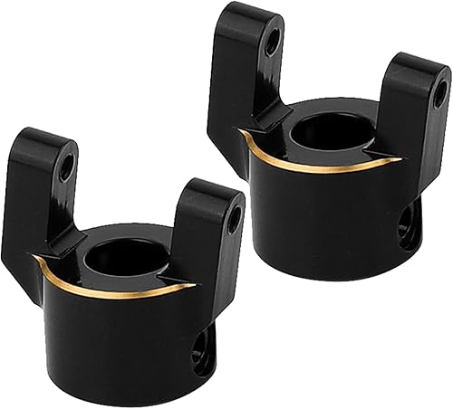 Miniatura 9 de Cubierta de latón resistente para carcasa de eje delantero y trasero, contrapeso para Axial 110 RC Crawler Car SCX10 PRO AXI03028 Pieza de