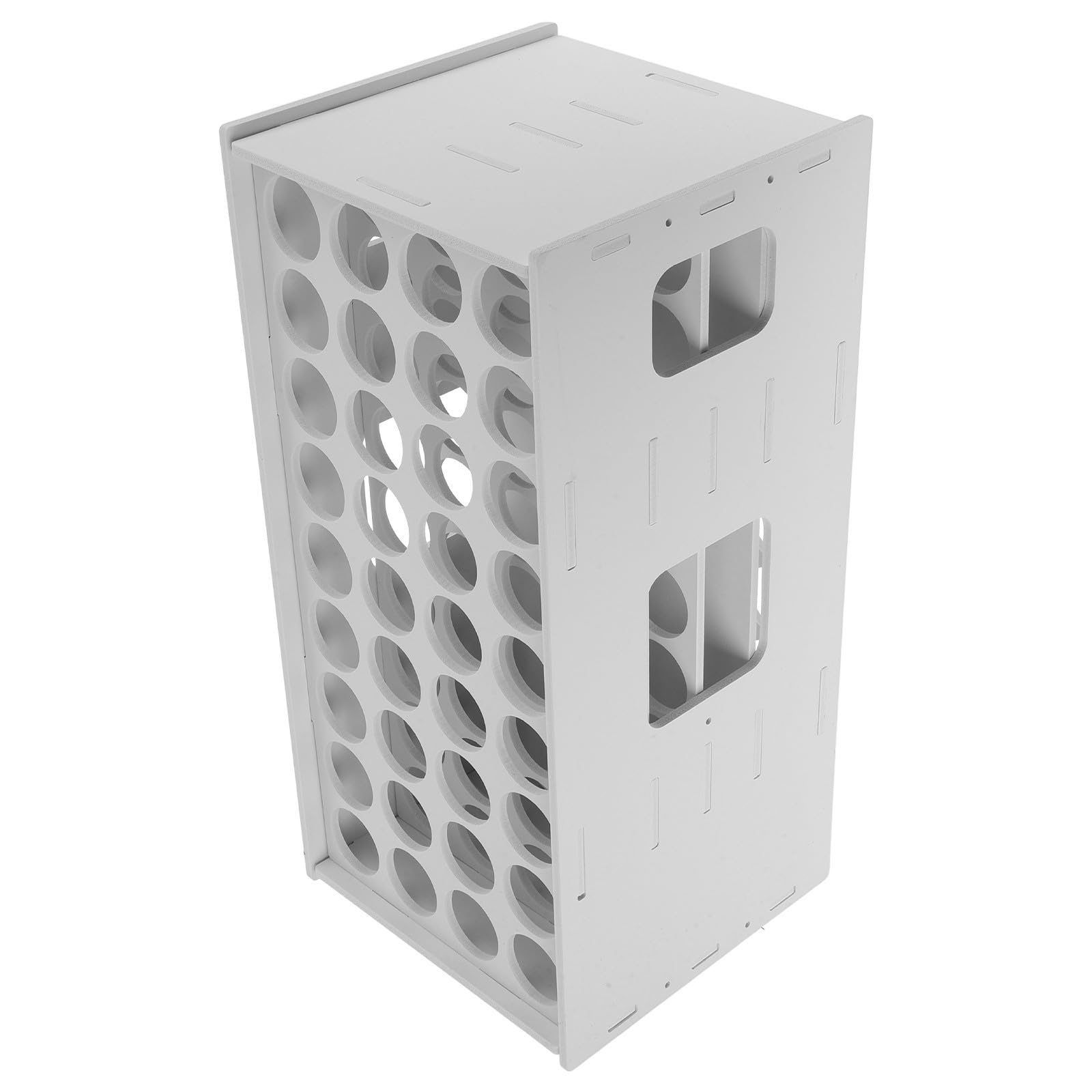 Organisateur Vertical Bois en de Emplacements 72 Multi-slots Rangement pour de Flacons de Pigments pour Création Artistique