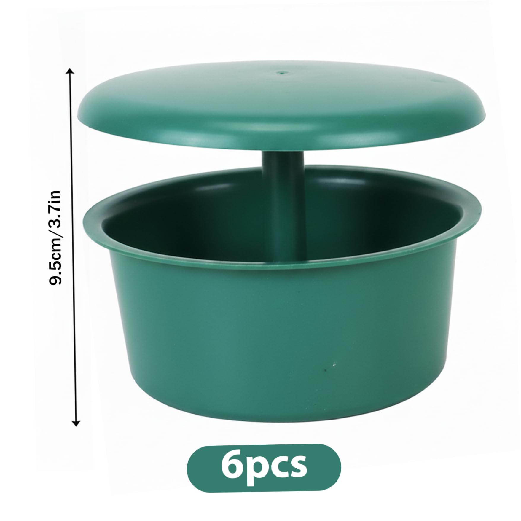 Piège à escargots Paquet de 6 pièges à appâts escargots Vert foncé pour Le Jardin appâts limaces et respectueux de l'environnement pour Un Usage extérieur piège limaces et Aquarium