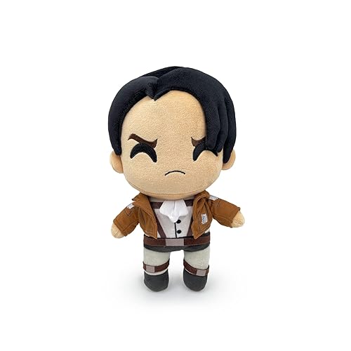 Youtooz Chibi Levi Peluche de 9 pulgadas, suave y coleccionable de Levi Ackerman del anime Attack on Titan, colección de peluches de Youtooz