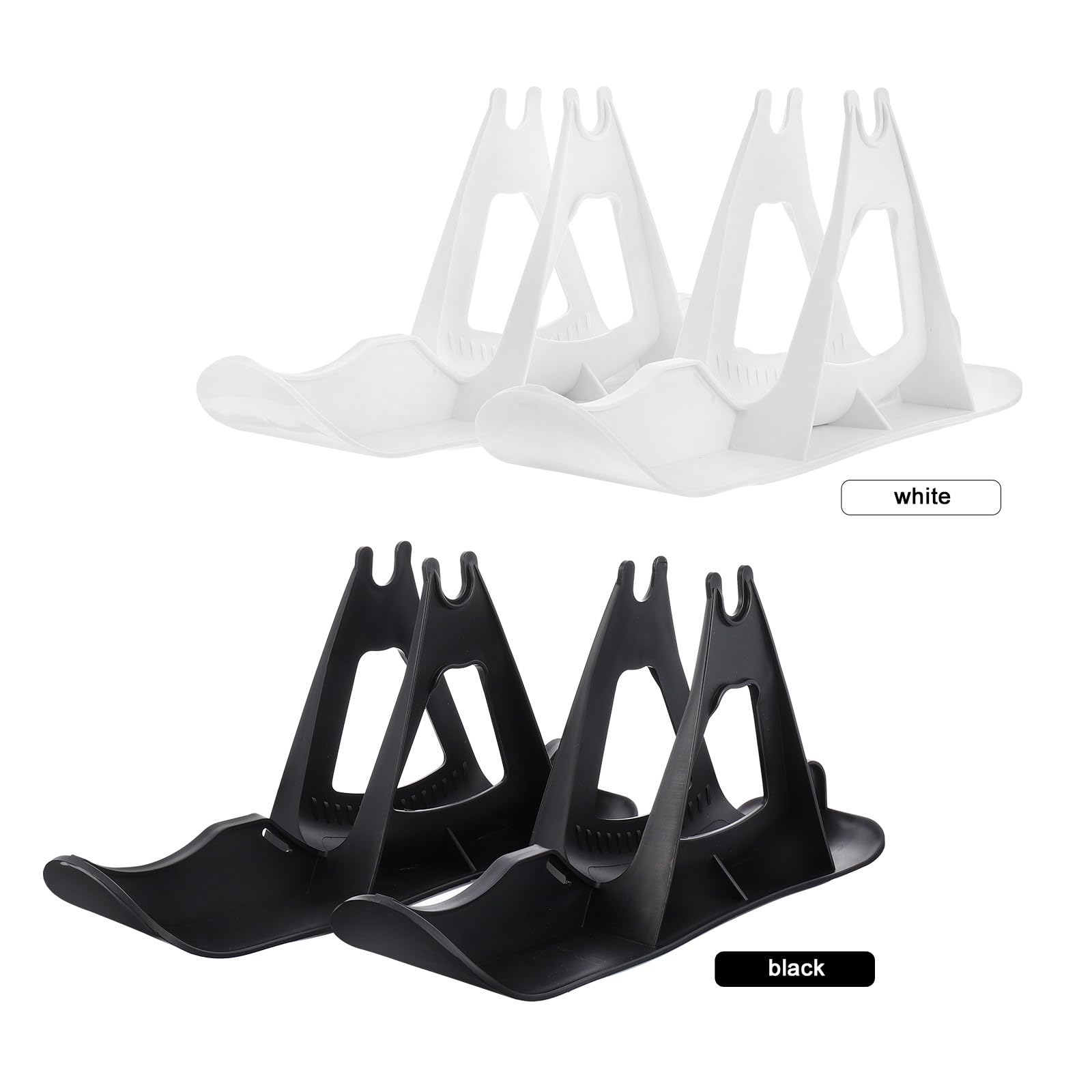 Alasum 2pezzi Sci per Bici Bilanciata Bambini 13-15 Pollici in Plastico con 4 Fascette Nero Accessorio per Protezione e Allenamento Invernale