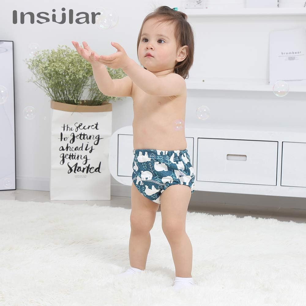 Decdeal 2 Pcs Couches Culottes Anti Fuite Bebe Fille Pantalon Dentrainement Bebe Couches Respirant Coton Apprentissage De La Proprete Pour Bebe Bebe Et Puericulture Culottes D Apprentissage Lavables Schoolofbabywearing Com