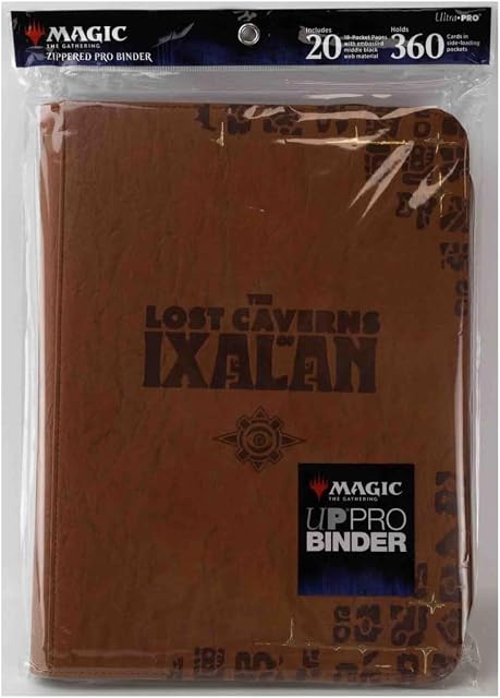 Foto 2 de 2 de Ultra Pro - MTG The Lost Caverns of Ixalan 9-Pocket Premium Zippered PRO-Binder Ixalan Ruins Symbol, Stores &…
