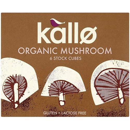 Kallo - Organic Mushroom Stock Cubes - 66g (Pack of 6)