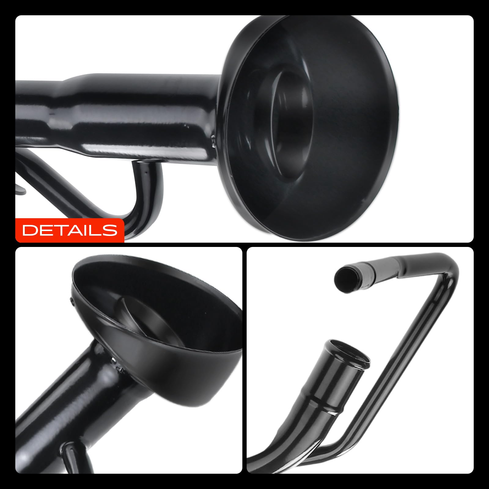 Frankberg Tubo de llenado de combustible cuello de llenado 17221EB400 | Compatible con: NP300 Navara plataforma/chasis D40, Navara plataforma/chasis D40, Navara D40 NP300