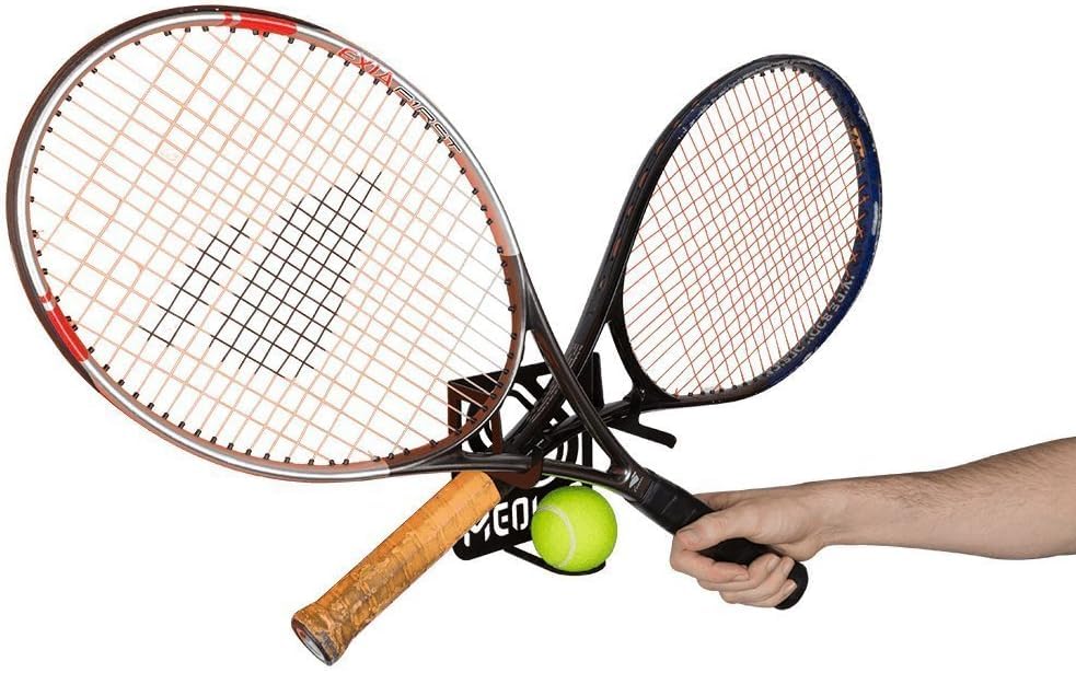 Tennis racket storage rack wall mount (100% Steel) (White) - Image 4