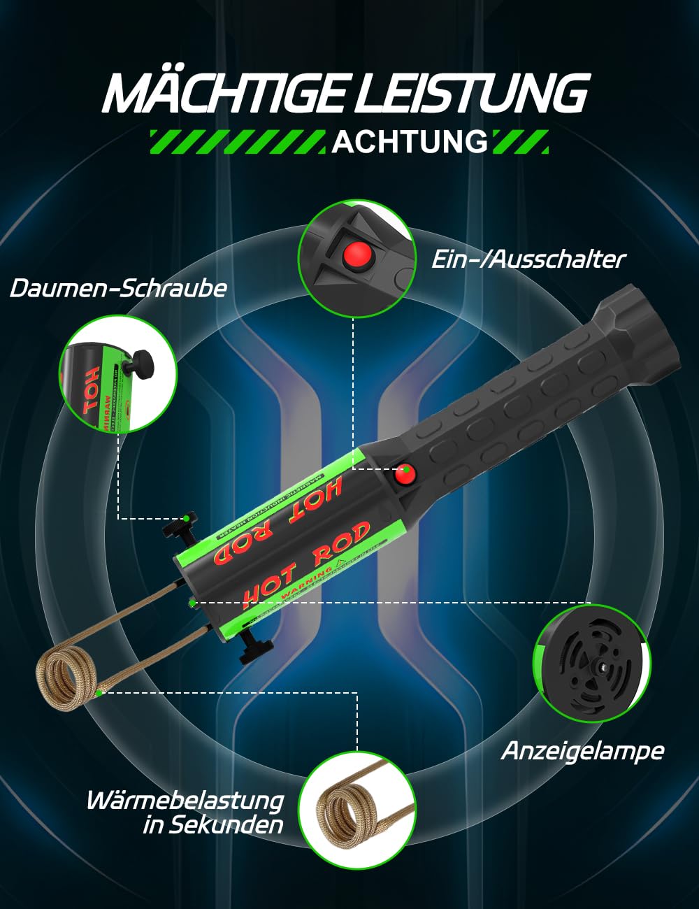 Solary Calentador de inducción para coche para quitar tornillos – 1100 W, 220 V, desenganche tuercas para aflojar tornillos oxidados, calentador de inducción con 3 bobinas