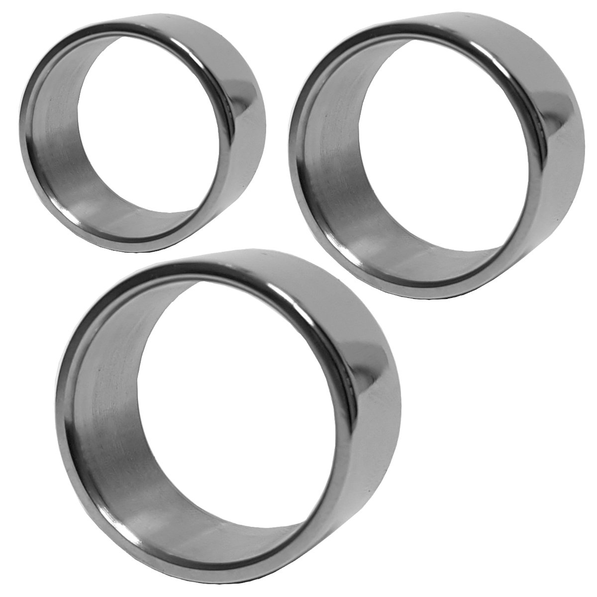 EROSPA® Breiter Eichelring Penisring Edelstahl Cockring Glansring 26 28 30  mm (3er Set 26, 28, 30 mm) : Amazon.de: Drogerie & Körperpflege
