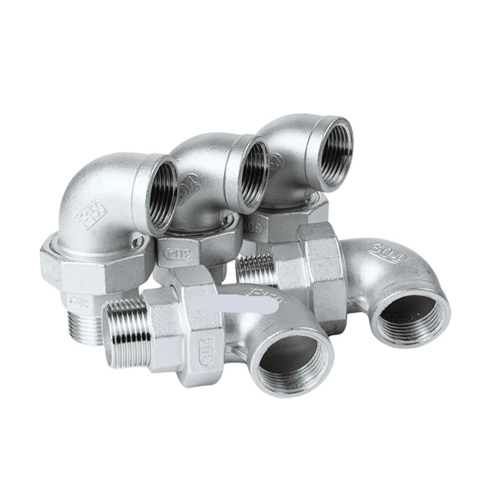 304SS BSP F/M Anschluss 1/4-2" Gussrohrverschraubung 1 Stück