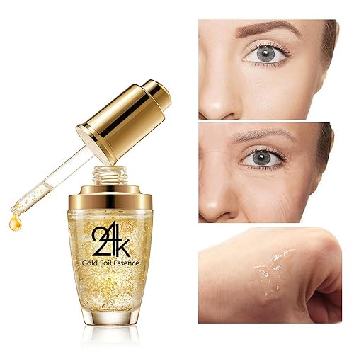 Miniatura 3 de Esencia facial de oro de 24 quilates, suero facial reafirmante hidratante antienvejecimiento y arrugas, tratamiento para el cuidado de la piel con
