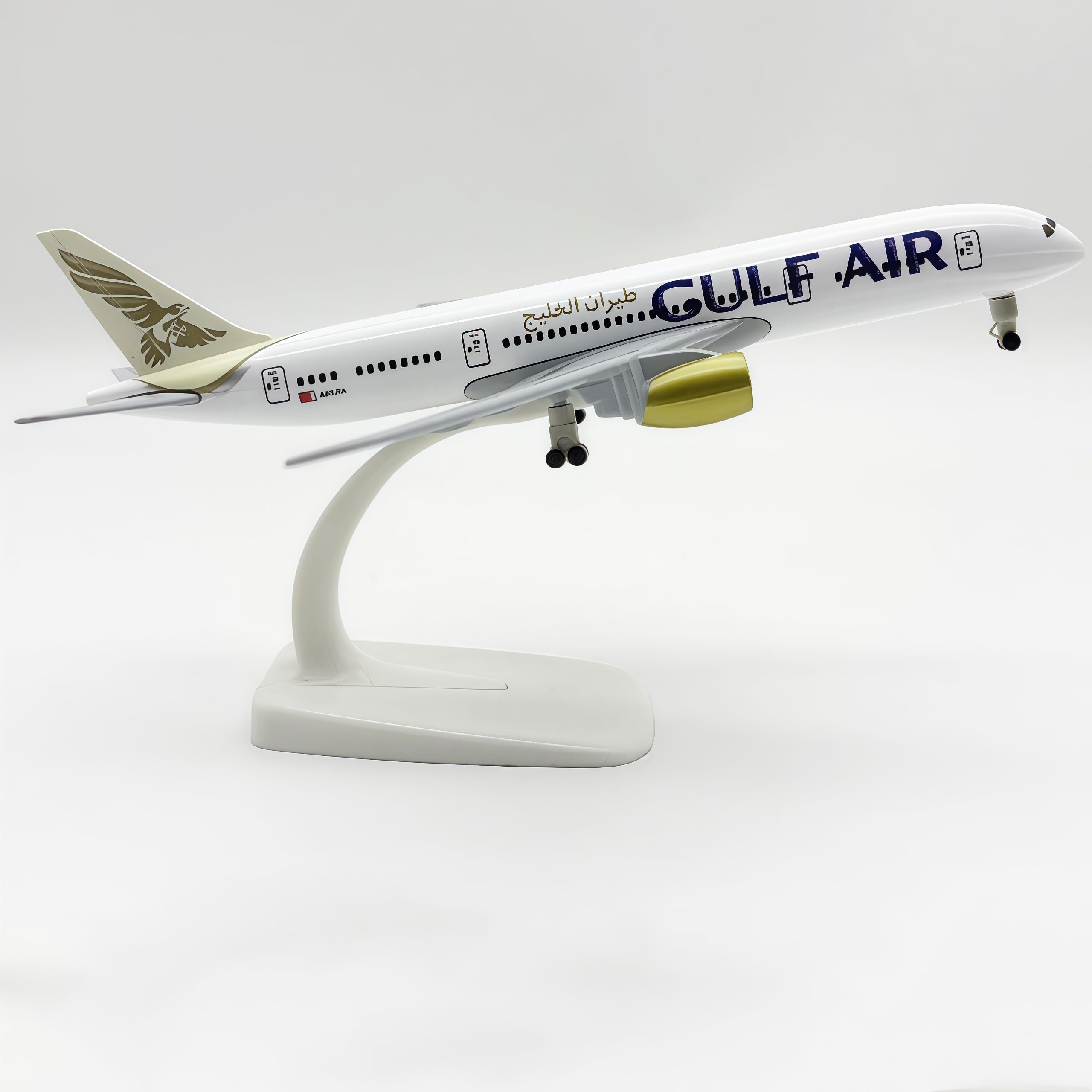 LGSRSNXHTX B787 Gulf 20cm Diecast Metal Airplane Model Aircraft Model With Stand For Aviation Enthusiast Gift,Model aircraft collection