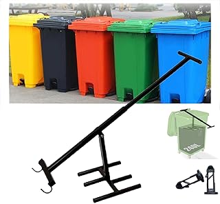 Wastemate bin compactor trash smasher Touchless Portable Waste Recycling Hand Tool 120L-660L Wheelie Bins Iron Compacting Trash Can with Adjustable Handle for Kitchen and Garden,Restaurant