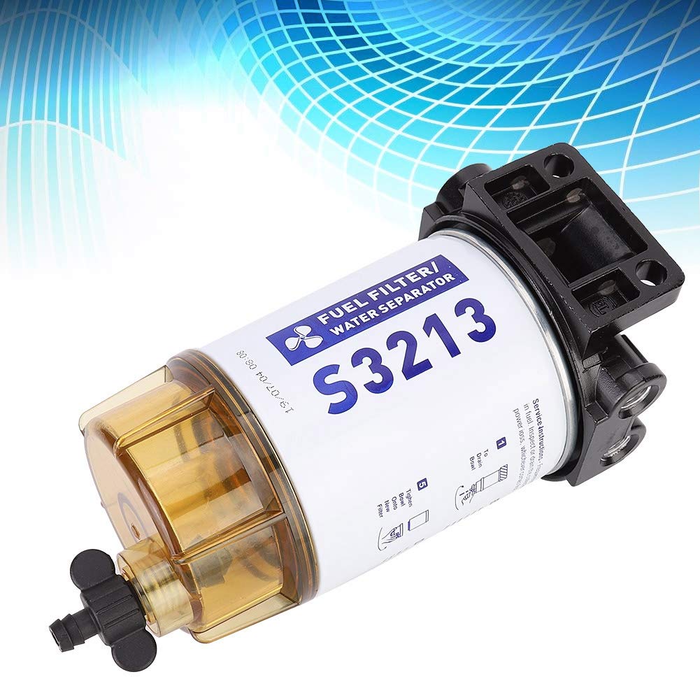 Separador de Agua para Motor Fuera de Borda 35 60494 con Filtro de y Roscas de 11/16 Pulgadas Compatible con Embarcaciones y Sistemas de Alto Rendimiento