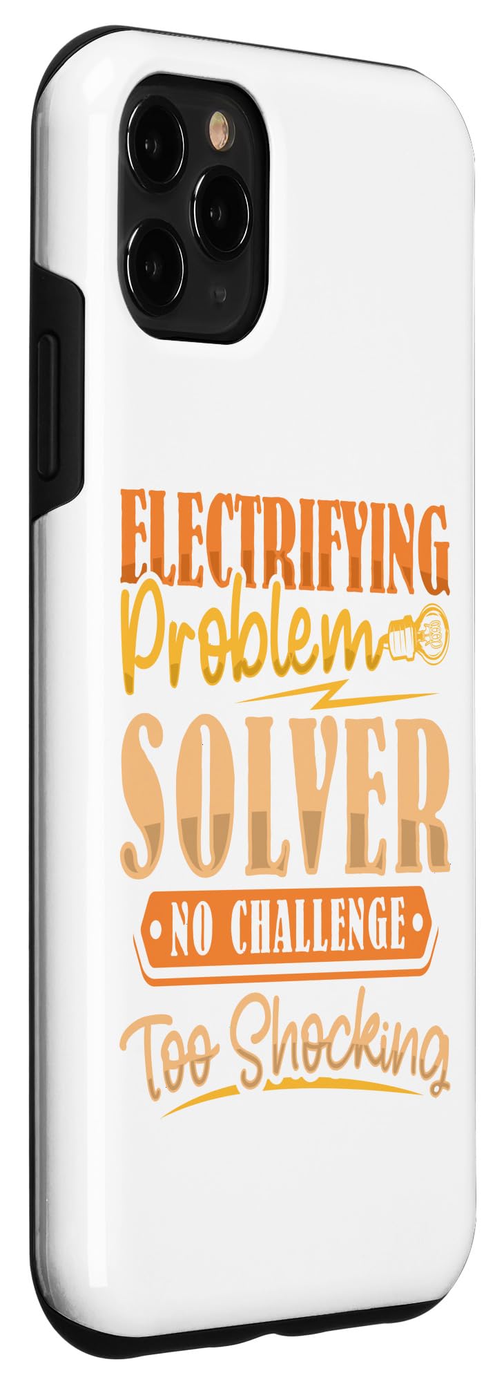Electrifying problem solver no challenge - Electrician Case for iPhone 11 Pro Max - Image 3