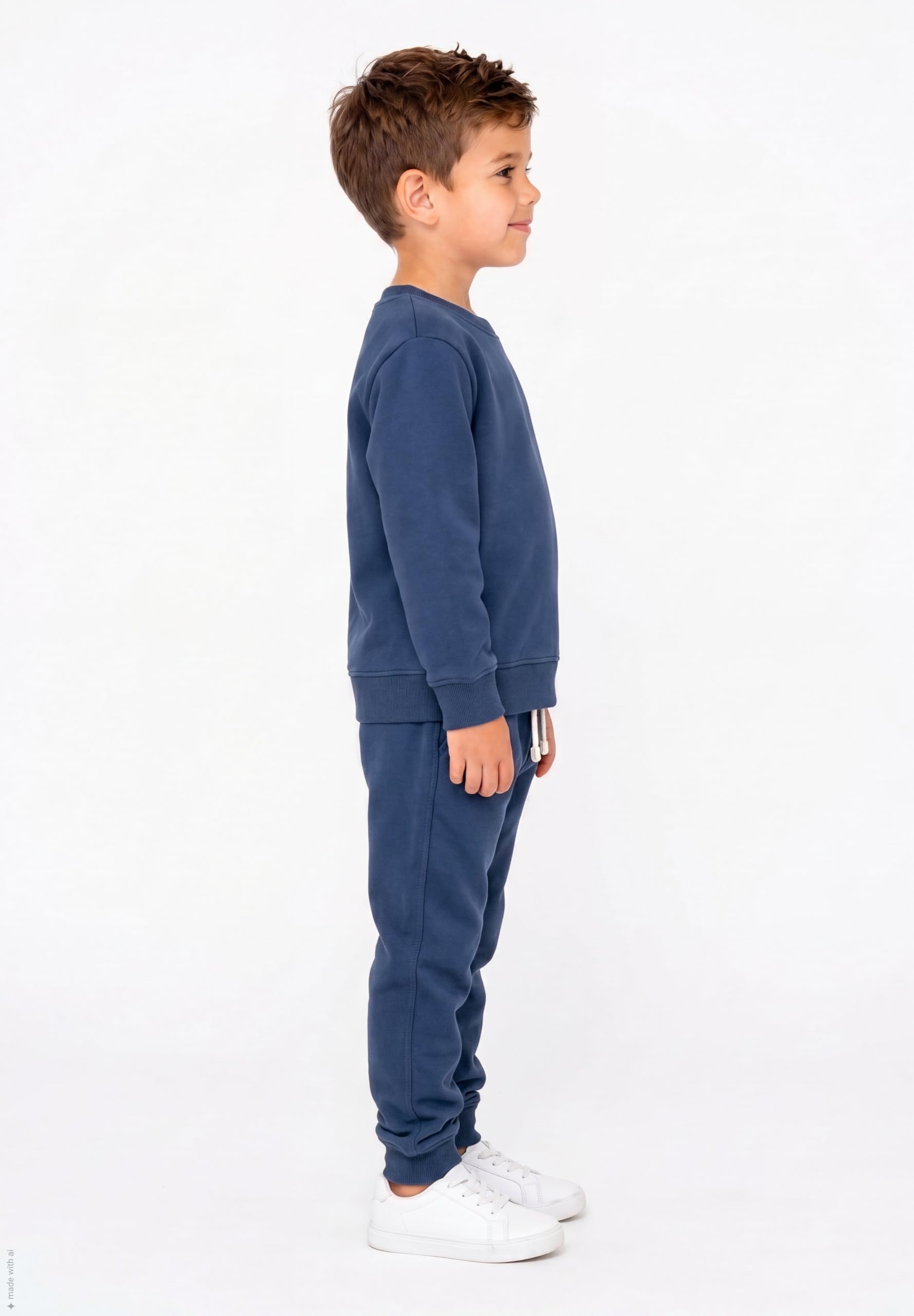 MINYMO Dziecięca bluza uniseks, New Navy (Insignia Blue), 134