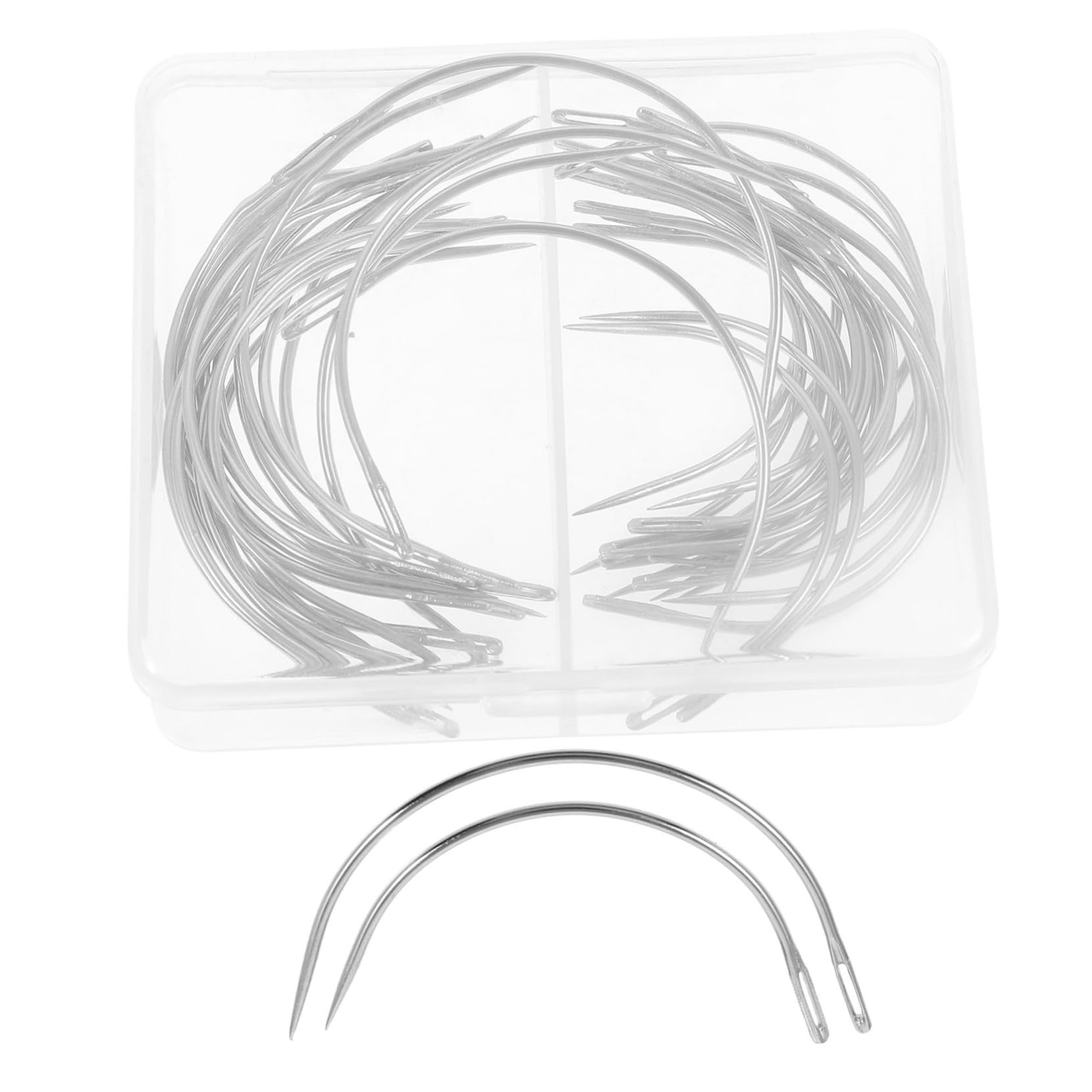 SEWACC Looper Set 40pcs Big Eye Curved Needles c Weaving Needles for Yarn Ideal for Sewing Embroidery