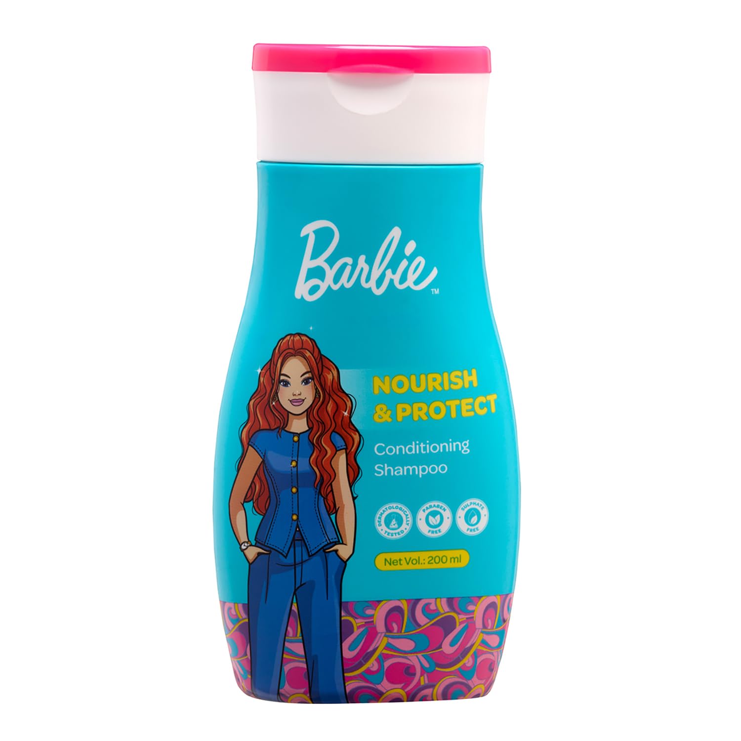 Barbie Conditioning Shampoo - Nourish & Protect, Sulphate, Paraben & Gluten Free, Enriched With Fruit Acids & Green Tea, Dermatologically Tested, 200ml-picture-33