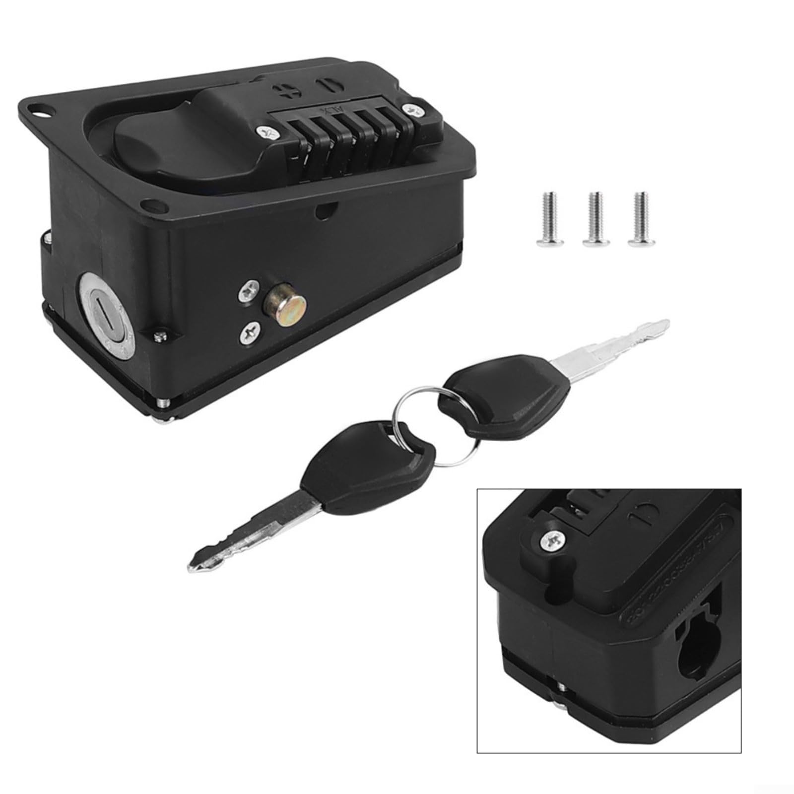 Lucchetto batteria per bici elettrica Engwe con piastra connettore XT60U-M, connessione sicura della batteria con chiavi per modelli di bici elettriche