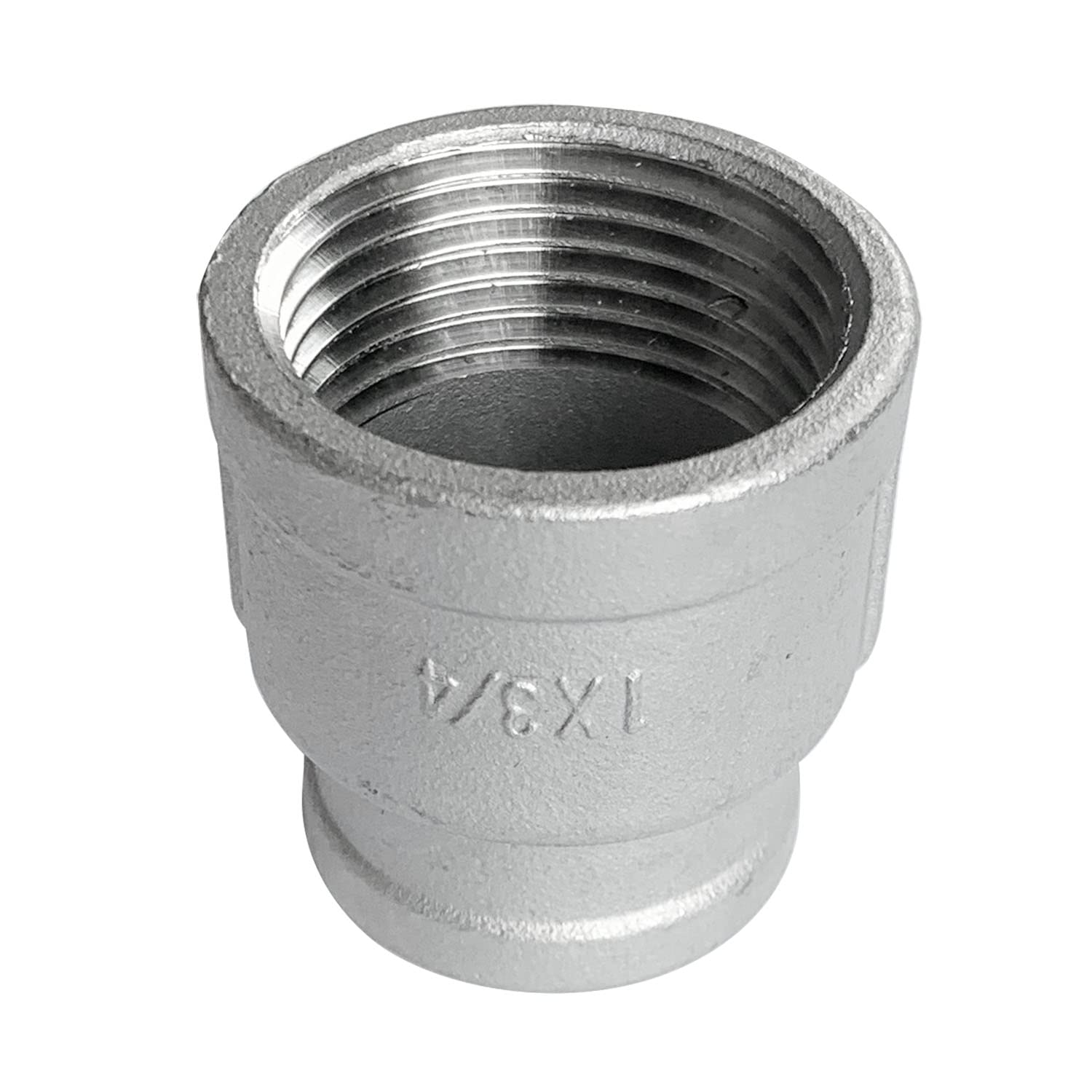 PATIKIL 304 Stainless Steel Pipe Fitting 3/4" NPT X 3/4" NPT Female Thread, 4inch/100mm Length Nipple Cast Pipe Coupling Fitting Connector - Online Marketplace