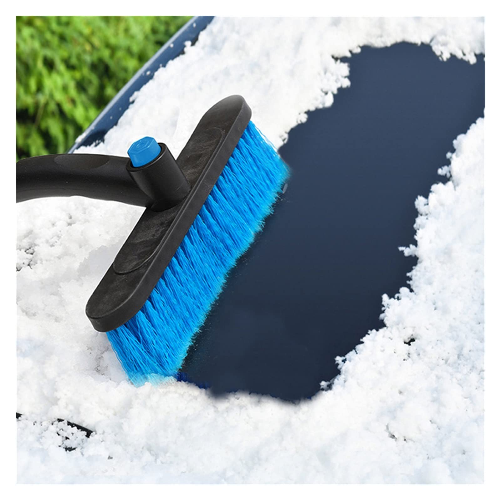 Brosse à Neige 3 en 1 pour Pare-Brise 3 en 1 Pelle à Neige grattoir à Glace Brosse à Neige avec poignée en Mousse épaisse Compatible avec Les Voitures, camions, fenêtres, Outils de Nettoyage de vitr