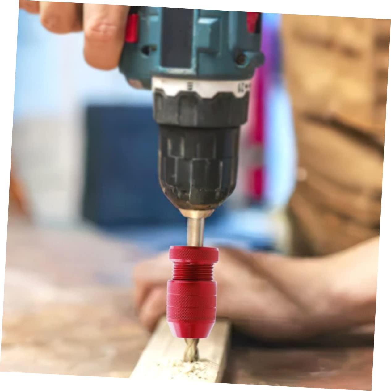 Holibanna 2 Series Tapón De Perforación Pisó Pequeño Detener Bits Collarín De Broca De Tope De Profundidad Kit De Parada De Profundidad De Perforación Aleación De Aluminio Rojo 2 Piezas*2