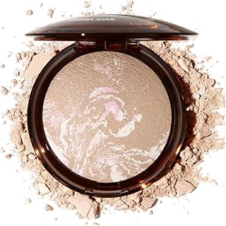 Polvo facial mate prensado, maquillaje de bas...