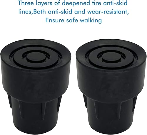 Miniatura 3 de Puntas de caña de repuesto, color negro, 1 pulgada