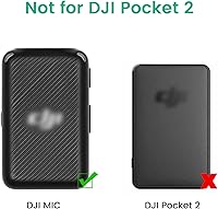 Vista 2 de Paquete de 4 protectores de viento para transmisores DJI MIC (TX), funda de micrófono de solapa inalámbrica, filtro de pop peludo