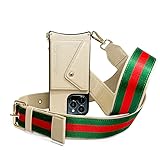 Alexander Michael- Gigi iPhone Wallet and Crossbody with 2 Straps in Genuine Leather, Fold Out Walle