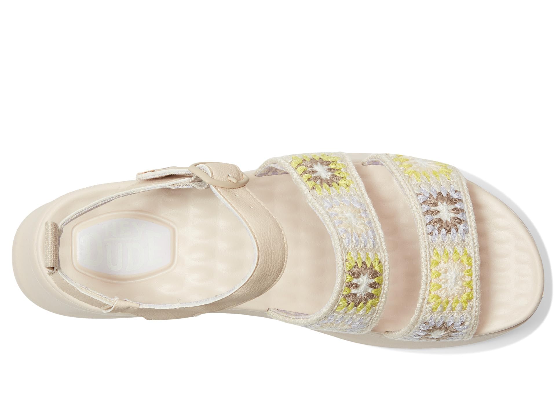 HEYDUDE Delray Buckle Cottage Crochet MocassinoDonna