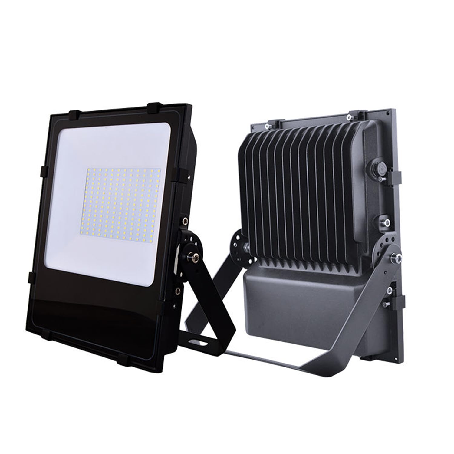 LCANALLYMS Solar lights outdoor, IP66, Aluminium Work Light 50-300w Flood for Yard, Garden, Stadium, Playground(150W)