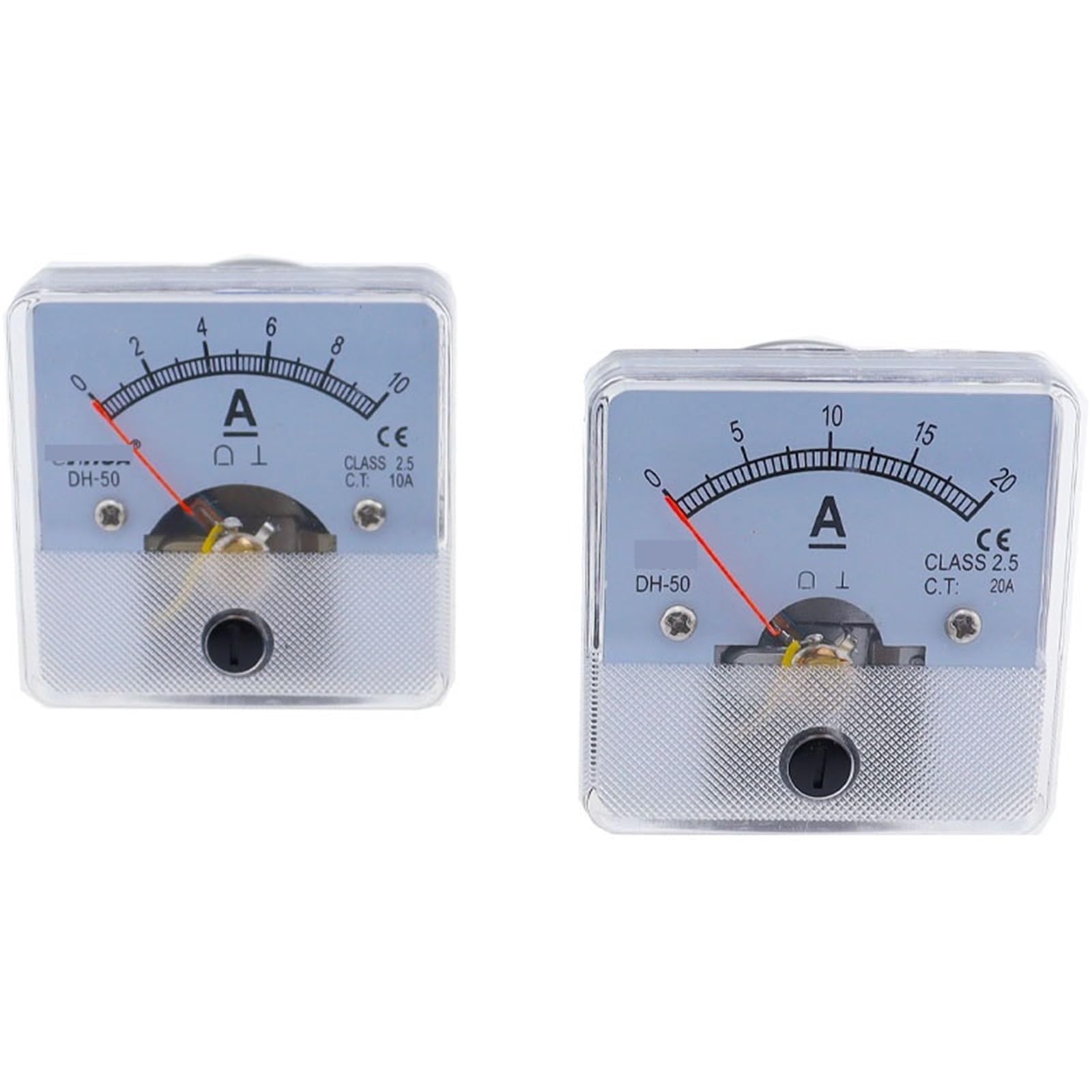 Amperometro DH-50 DC 1A 2A 3A 5A 10A 15A 20A 30A 50A Puntatore Analogico/Corrente 1 Pz (DC 500A (75mV))