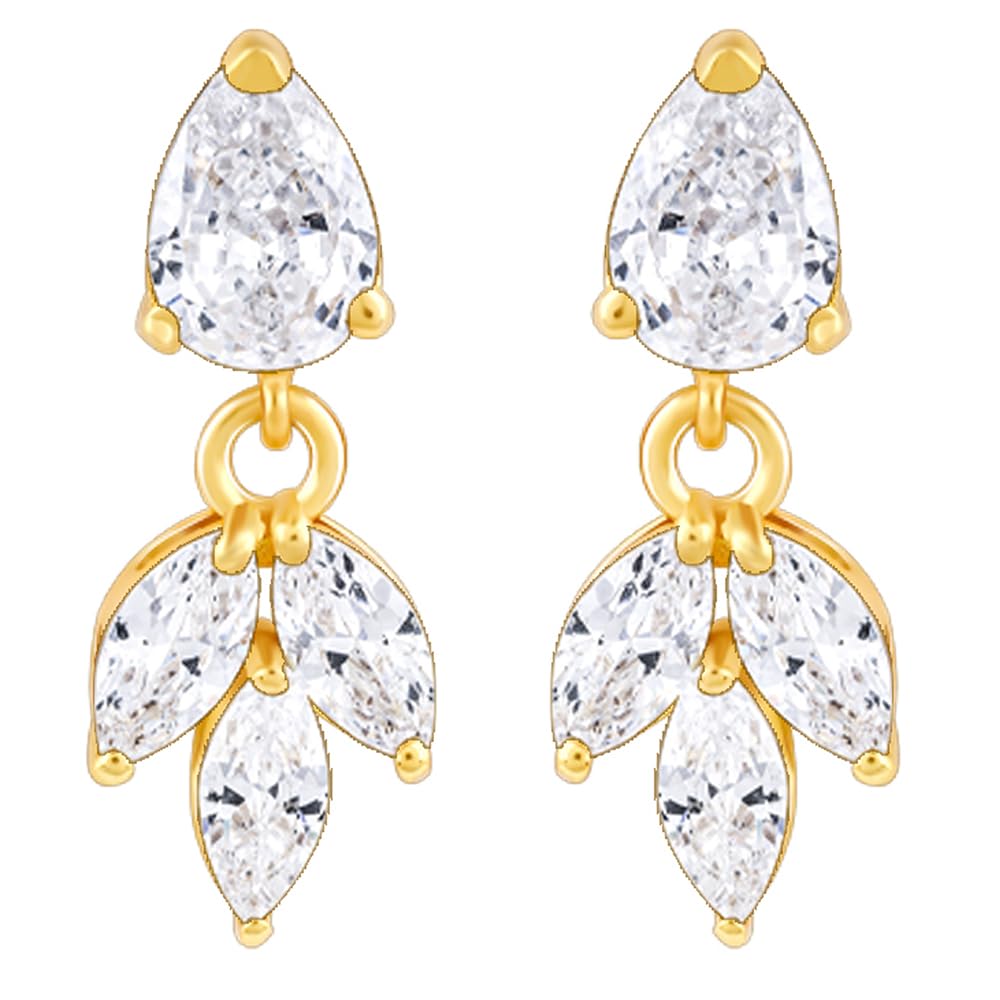 GIVA 925 Silver Golden Shimmering Earrings| Drops to Gift Women & Girls | With Certificate of Authenticity and 925 Stamp | 6 Months Warranty* (B0CKJ33VR1) Amazon Price History, Amazon Price Tracker