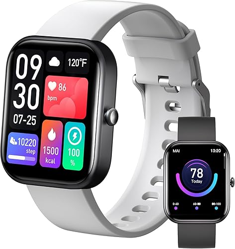 Reloj inteligente para hombres y mujeres, rastreador de actividad física de 2 pulgadas, más de 100 modos deportivos, IP67 resistente al agua, reloj