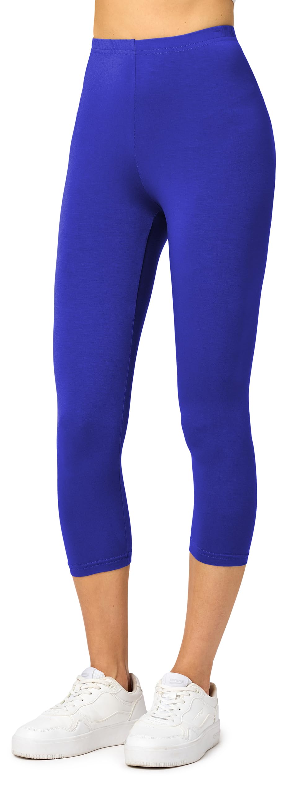 Merry Style Leggins Corti Donna 3/4 Pantaloni Capri Leggins Donna in Viscosa Traspirante, Pantaloncini Fitness Corti per Sportivi o Casual MS10-144