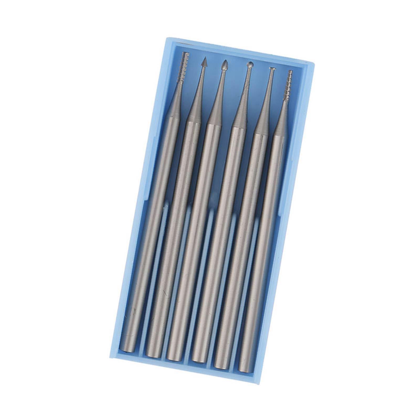 2.35mm Tungsten Steel, Tools Fine Engraving Tool Set 01 for Steel Engraving 0 Micro Sculpture Knife Carving (Thin Set)