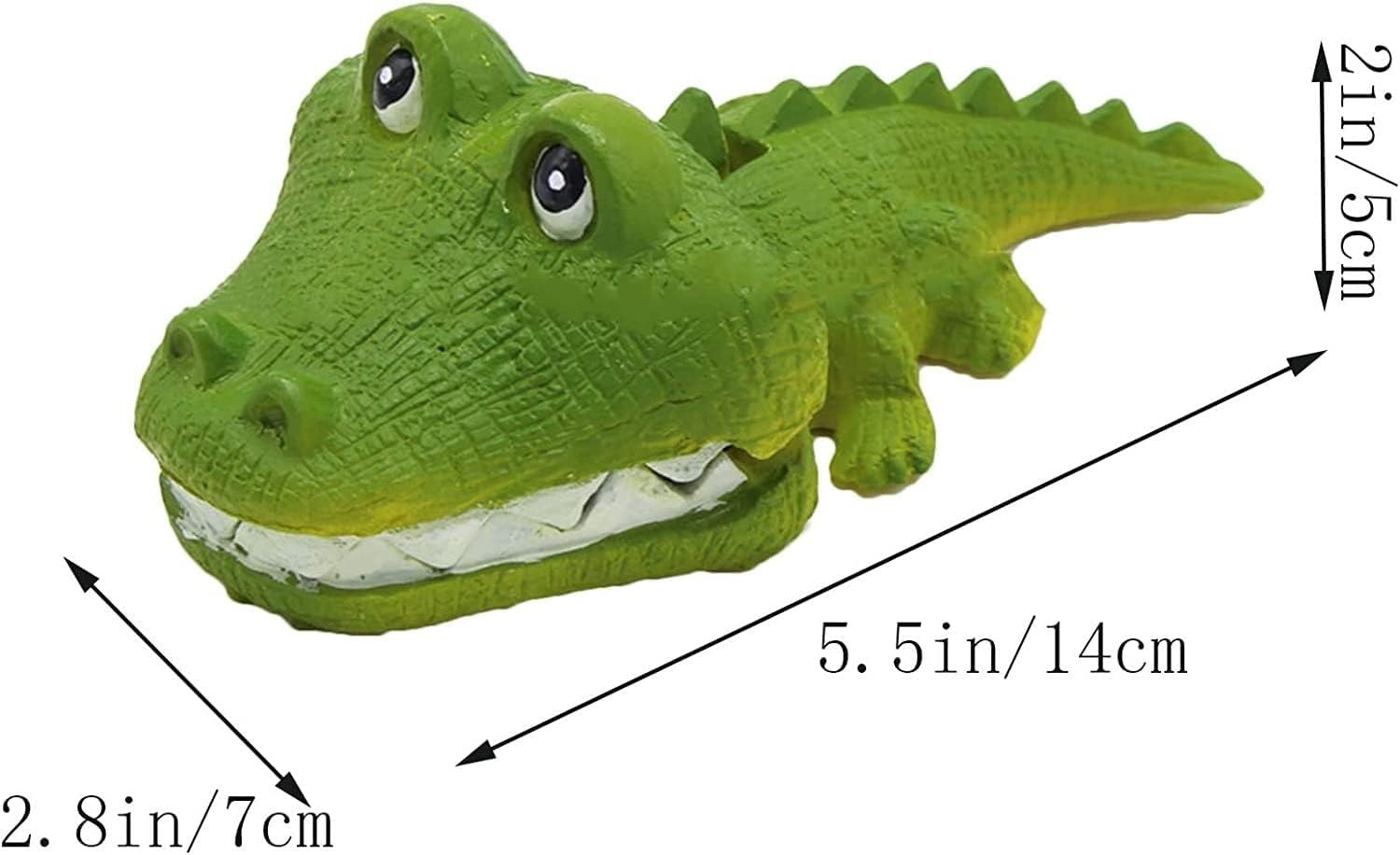 Dekoracje akwariów Ozdoba do akwarium Ozdoby do akwarium Bubbler powietrza Akwarium Kamień napowietrzający do akwariów Żywica Aligator Ozdoba Akwarium Natlenienie Wystrój, Onecolor 16Serene