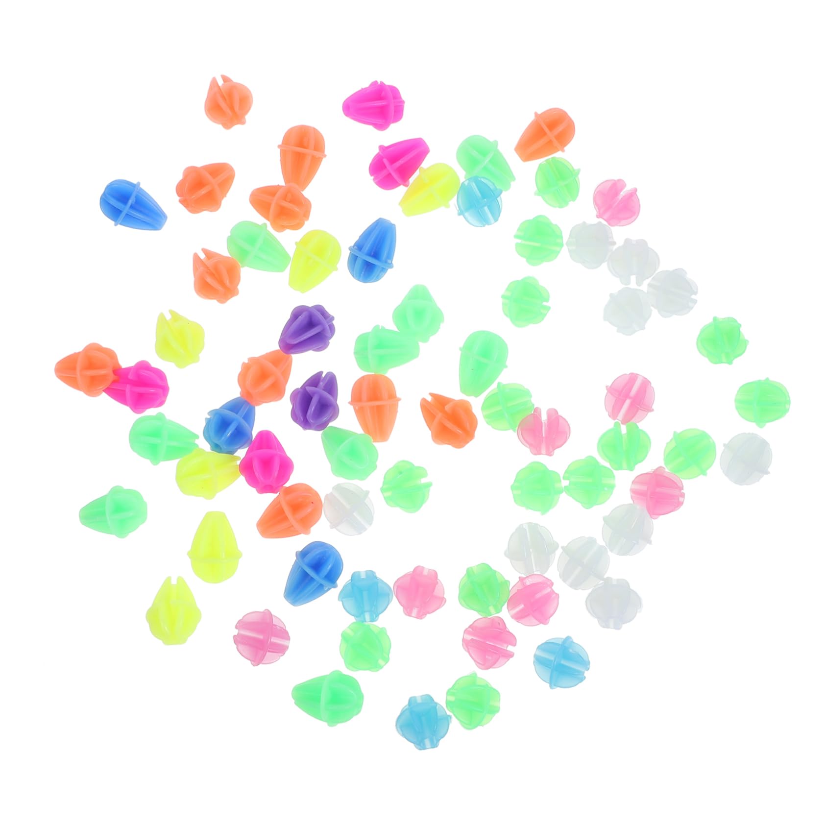 MUSISALY 72pcs Wheel Beads Decorations Bead Ornaments for Boys and Girls Smooth Edges Accessories for Customizing Bike Rims