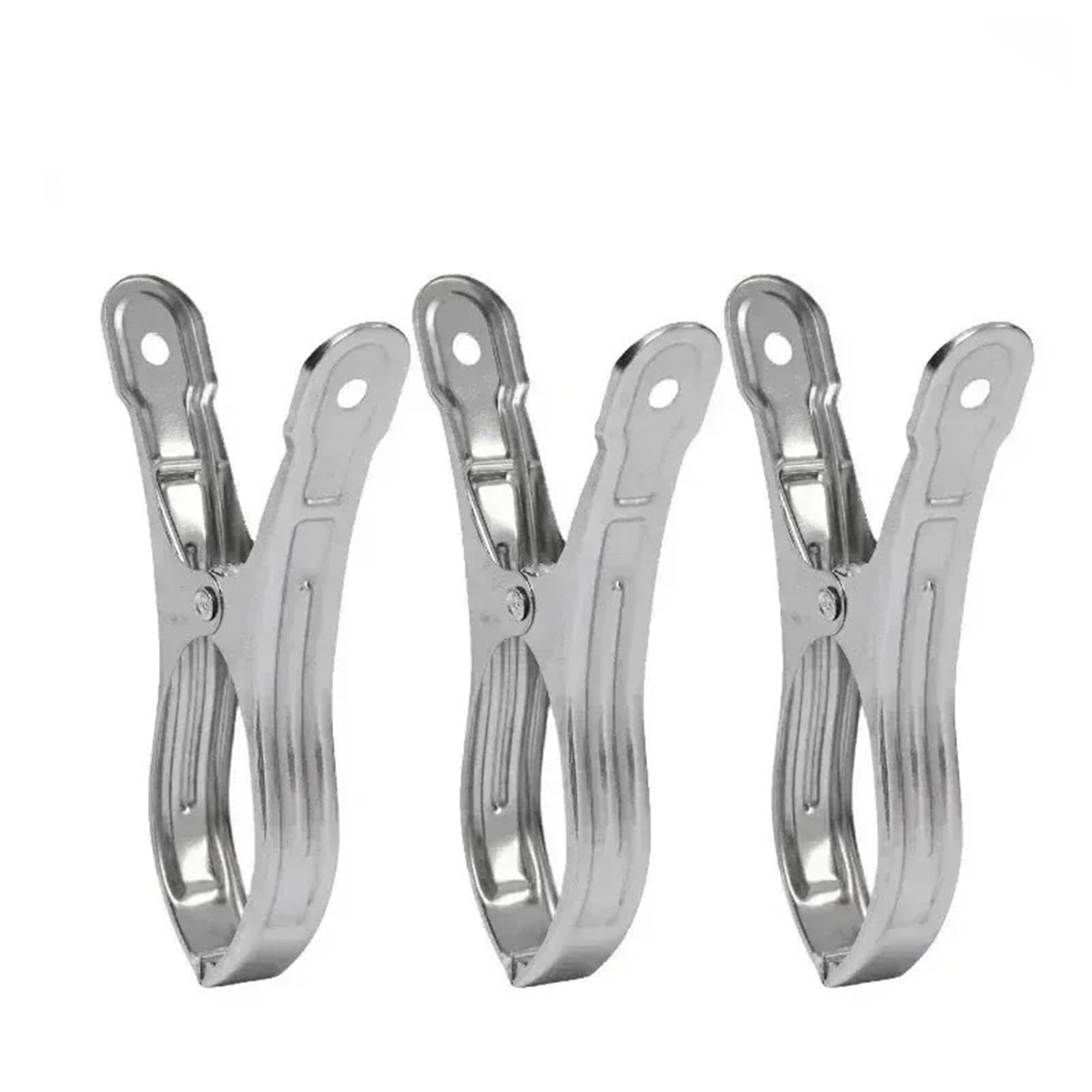 Clothes Pegs Metal ClothesPins Cover Clip Stainless Steel Pool Towel Clips Quilts Blankets Garden Greenhouse Clamps Storage Clothes Peg