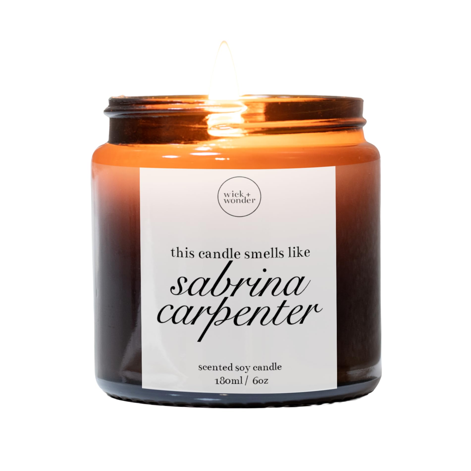 Smells Like Sabrina Carpenter Candle │ Luxury Soy Wax Candle │ Sabrina Carpenter Gifts │ Celebrity Candle │ Pop Culture Gifts │Sabrina Carpenter Espresso (180ml, 35-40hrs burn)
