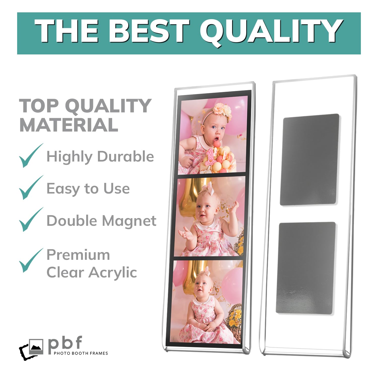 Cornici Magnetiche Per Frigorifero 6x9 Cm - 12 Pezzi In Acrilico Per Foto E Appunti - Foto 8