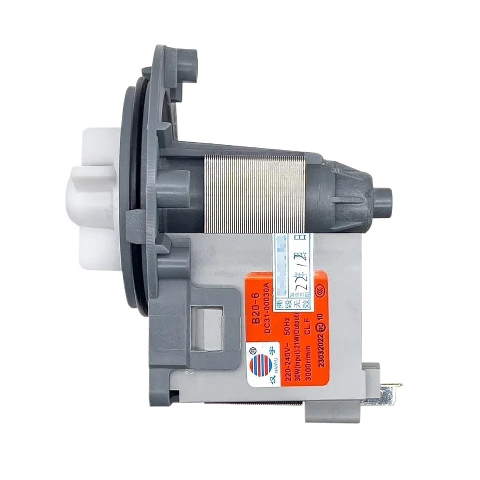 Zghqhcdrh One Color Drain Pump Motor Compatible With Samsung B20-6 Washing Machine 220-240V 50Hz 30W 3000R/Min Dc31-00030A Washing Machine Drainage Parts