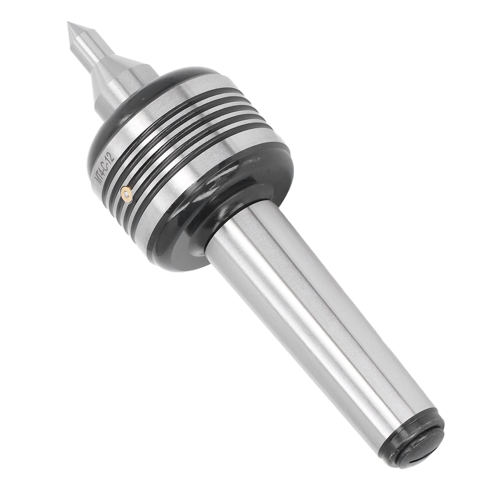 Centro Vivo MT4 para Torno de Madera y Metal 60 Grados con Centro de Contrapunto Vivo Precisión 0.005 para Trabajo CNC y Torneado Preciso